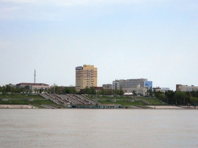 Прогулка по Иртышу на теплоходе. Павлодар.