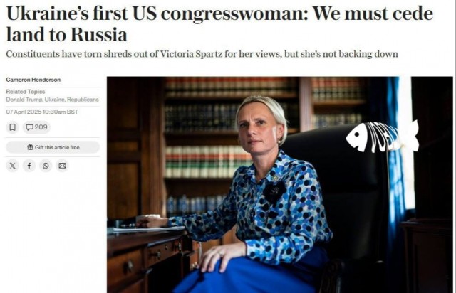 Американская конгрессмен-украинка выступила за передачу территорий России