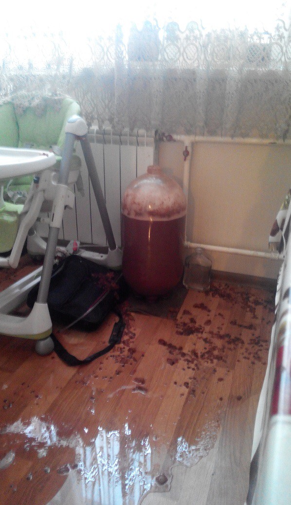 Муж поставил брагу ...