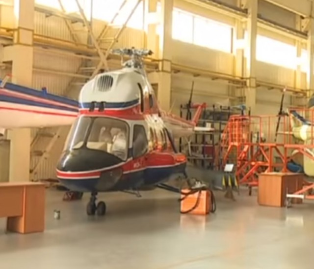 Первый украинский вертолет представили в Запорожье.