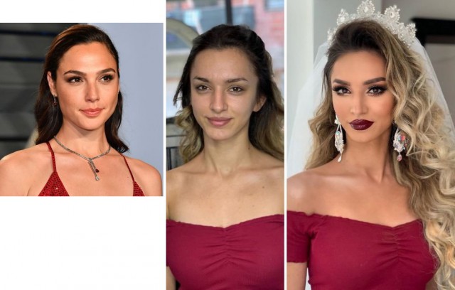 Макияж, начес и «фотошоп». На фото показали невест до и после работы визажиста