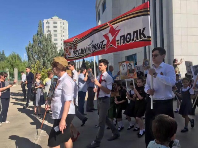 Впервые военный парад в честь Дня Победы прошел в Туркменистане