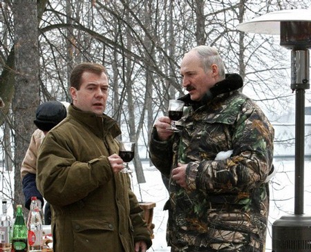 Медведев и Лукашенко