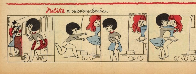 Юцика (Jucika) – ретро-комиксы о неунывающей девушке, к которой ревновала своего мужа жена художника
