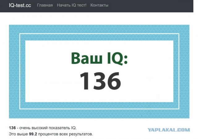 А какой у Вас IQ?