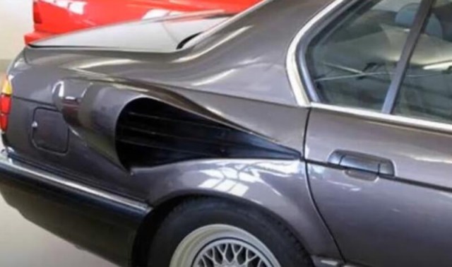 BMW E32 с двигателем V16 – безумный концепт, который так и не пошел в серию