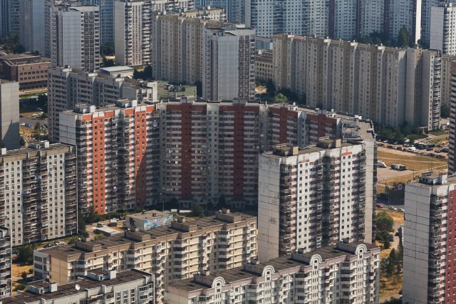 Над МКАД на вертолете
