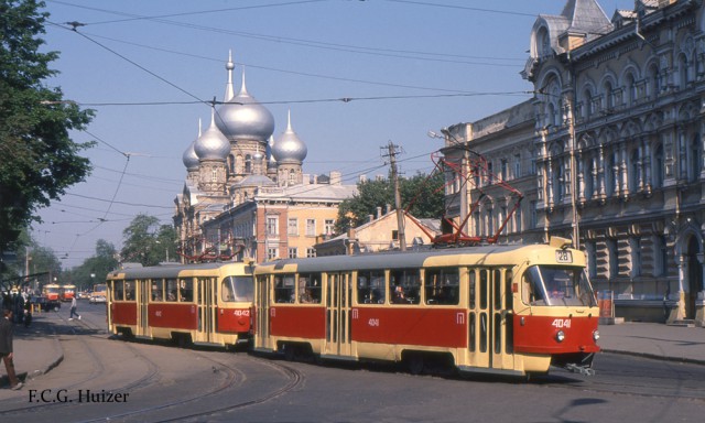 Советские трамваи. Сборник ретро-фото.1985
