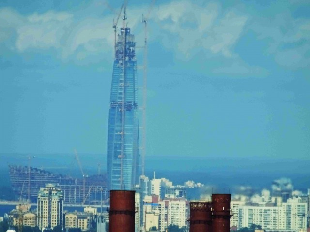Башня "Газпрома" - самое высокое здание Европы