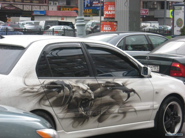 Аэрография автомобиля