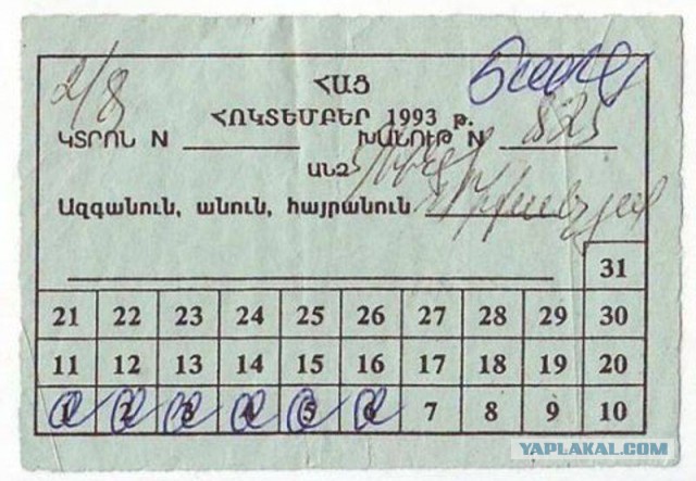 Темные годы: Армения в начале 90-х