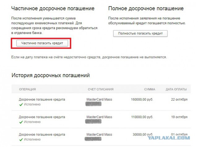 Последний платёж по ипотеке в Сбербанк