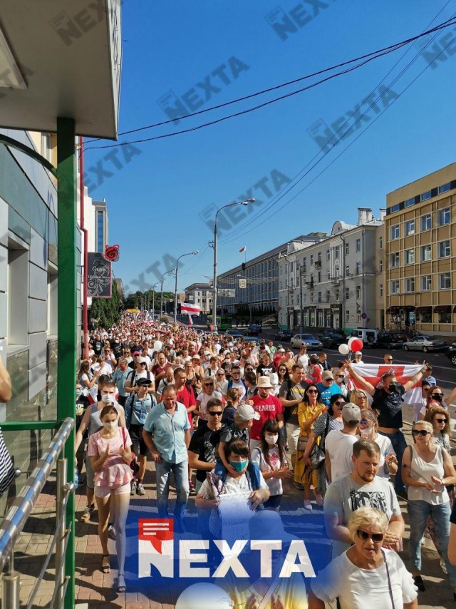 В 14-00 в Минске начнется марш несогласных с итогами выборов