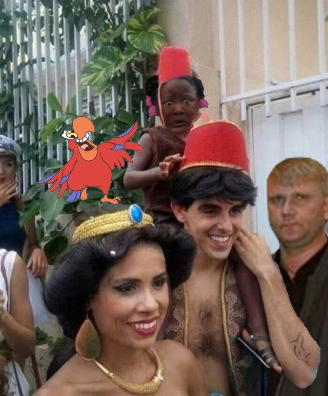 Фотожаба: Негритянка на горках