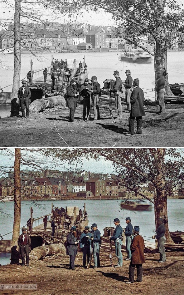 Раскрашенные исторические фото