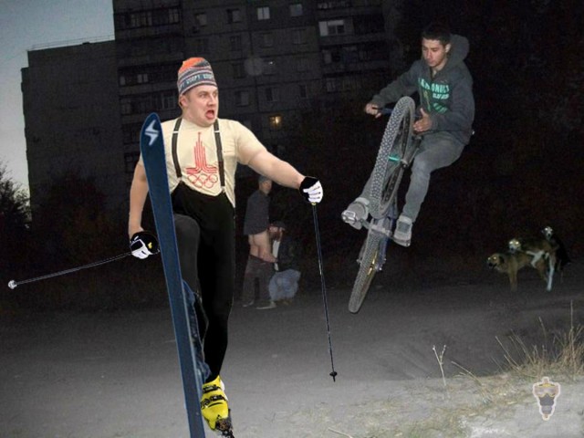 Фотожаба. Спортсмен или...?
