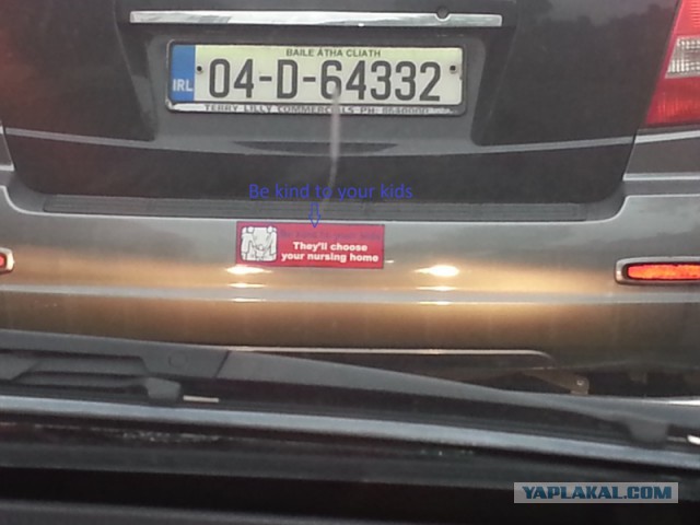 Надписи на авто.