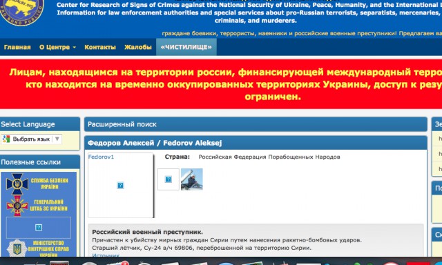 Цензор опубликовал личные данные пилотов