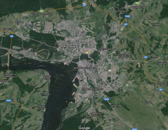 Города со спутника