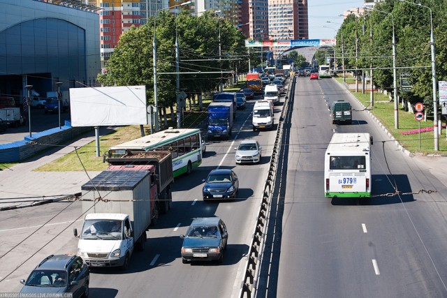 Город в осаде - ремонт на Ленинградском шоссе