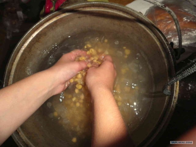 Готовим хумус.