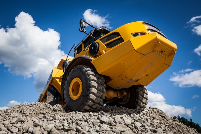 Полигон Volvo Construction Equipment в Швеции