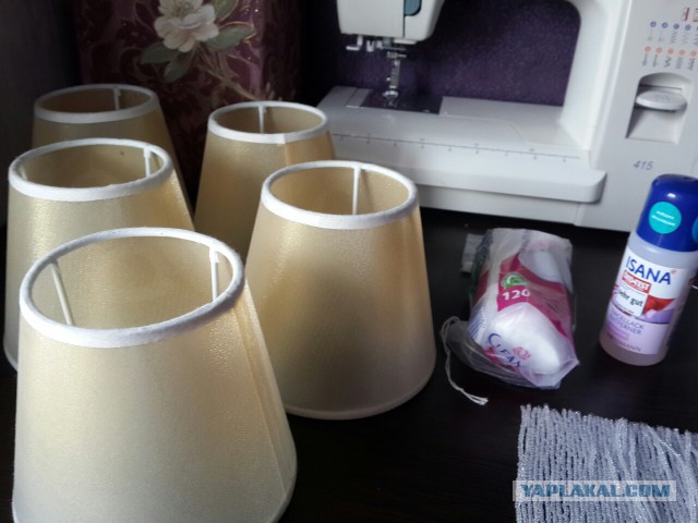 Жена переделала люстру