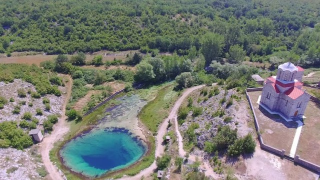Исток реки Цетины в Хорватии