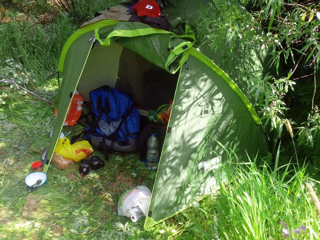 Отдых в палатке