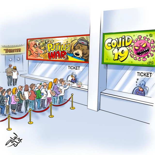 Заграничные сводки карикатурного фронта