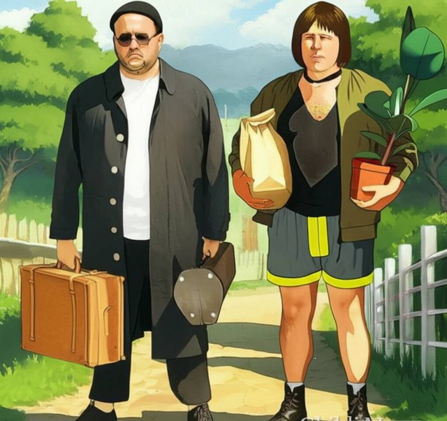 Однажды на ЯПе. Фотожаба ИИ.