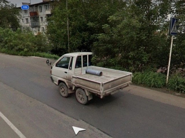 Сжатые тачки с гугл-карт