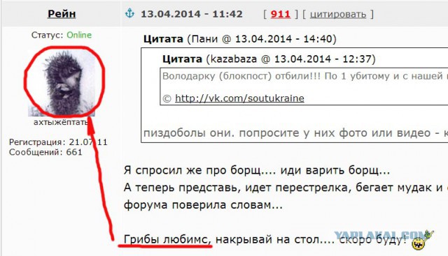 Cиловая операция в Славянске.
