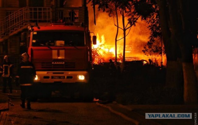 Пожар в детском оздоровительно-спортивном лагере на даче Ковалевского в Одессе: есть  жертвы