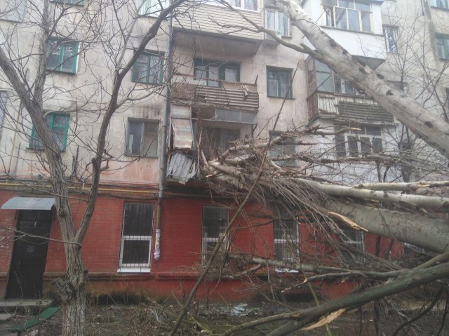Ураган "Юля" буянит в Одессе (24/02/2020)