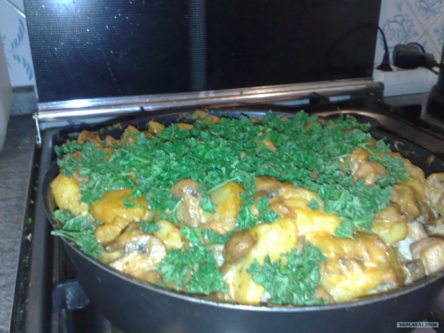 Пятничные грибочки с картошкой от Бомжыка