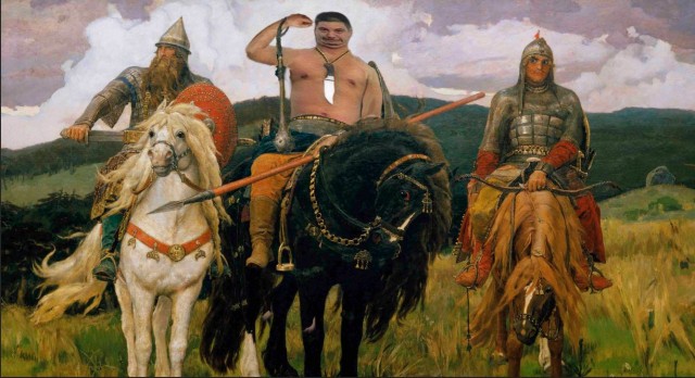 Фотожаба "Грозный пузан"