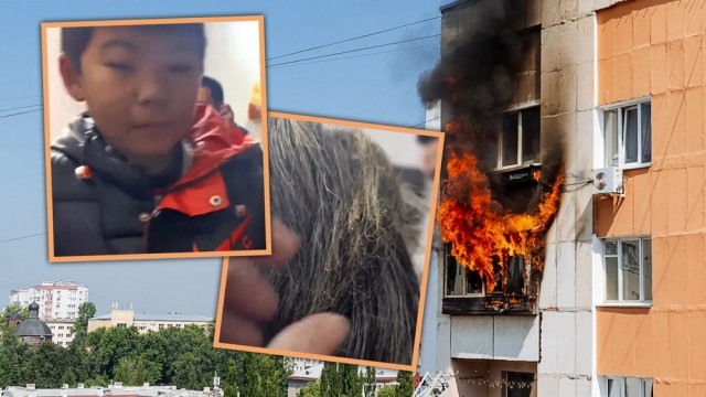 Двенадцатилетний мальчик четыре раза возвращался в горящий дом, чтобы спасти своего отца и бабушку