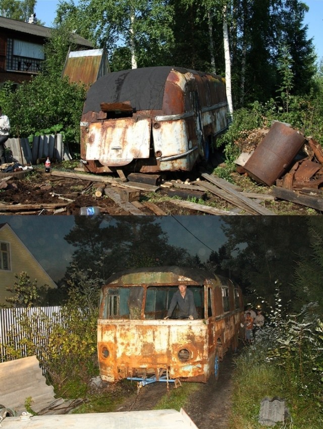 Антиквариат: найден ЛАЗ-695 из первой партии