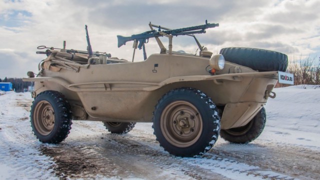 Жук-плавунец: тест-драйв Volkswagen Type 166 Schwimmwagen