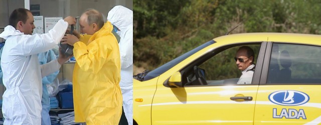 Песков попросил одного из сотрудников больницы в Коммунарке снять Владимира Путина на телефон во время посещения отделения