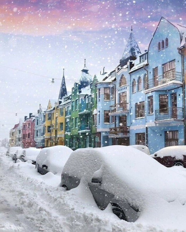Снежные чудеса, которые редко увидишь