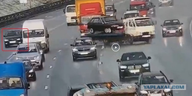 Замес в Питере на КАД