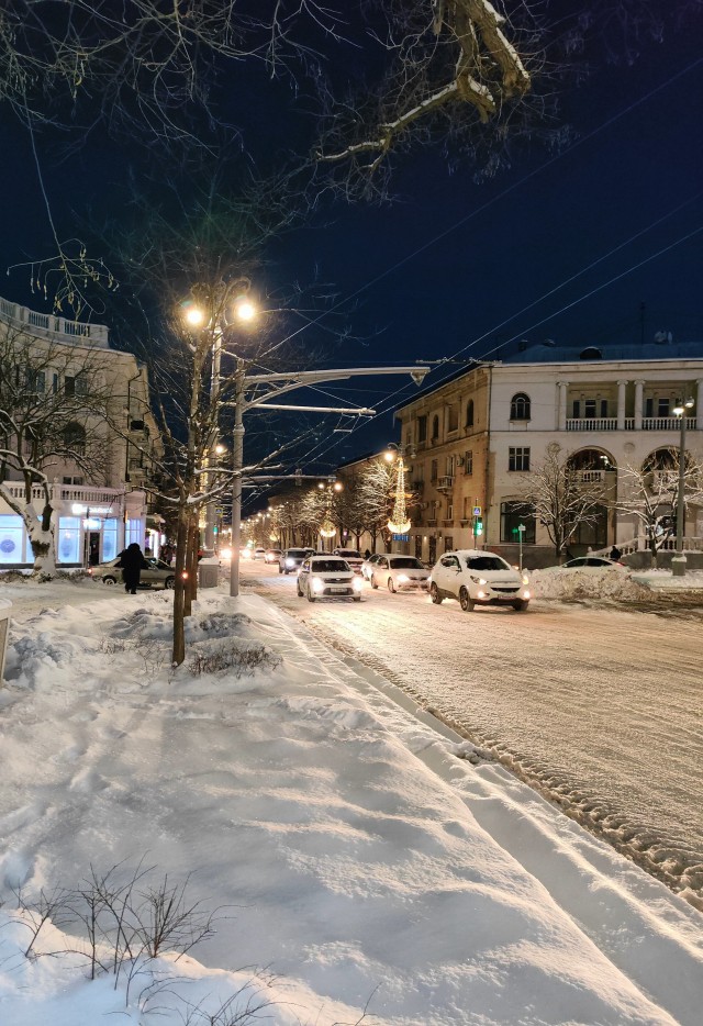 Зима пришла в Севастополь