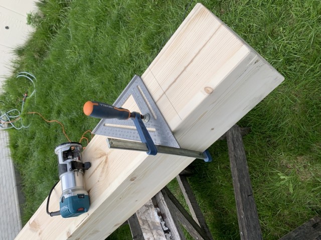 Навес для авто из бруса своими руками