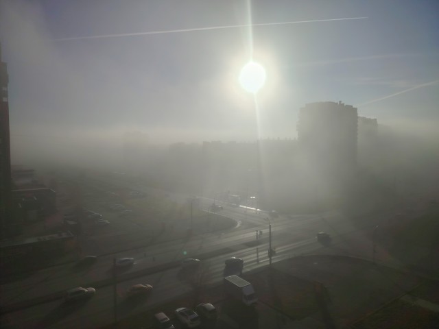 А из нашего окна...