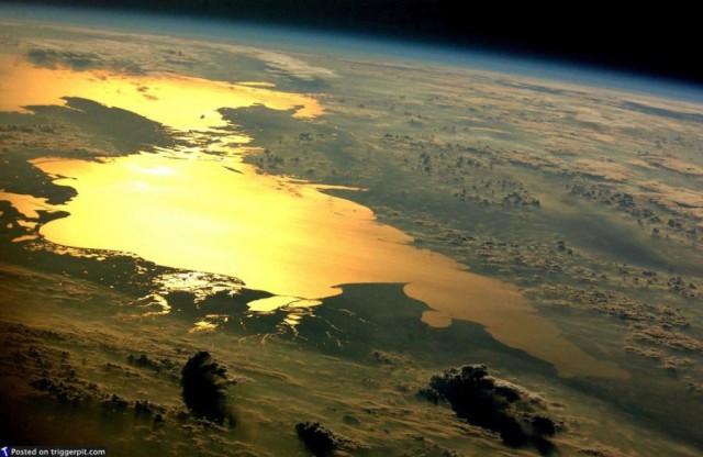Каспийское море.