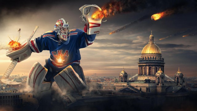 Скоро зима и хоккей, а пока...