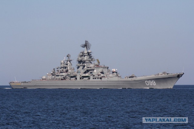 "Петр Великий" и "Дмитрий Донской" в Финском заливе