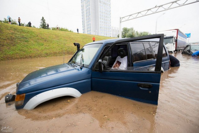 Потоп в Уфе 4 сентября